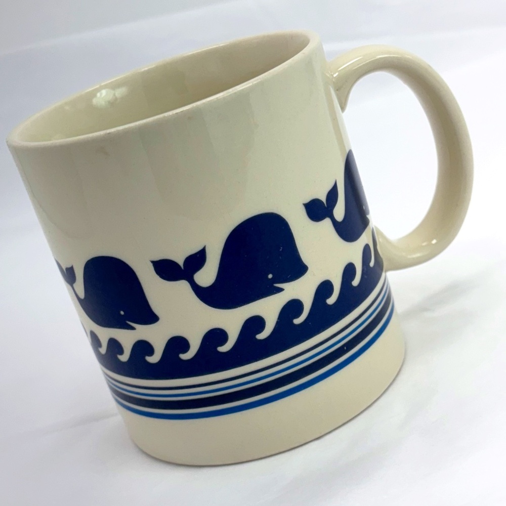 Otagiri Blue Whale With Waves Mug Made In Japan Vtg Collectible Rare